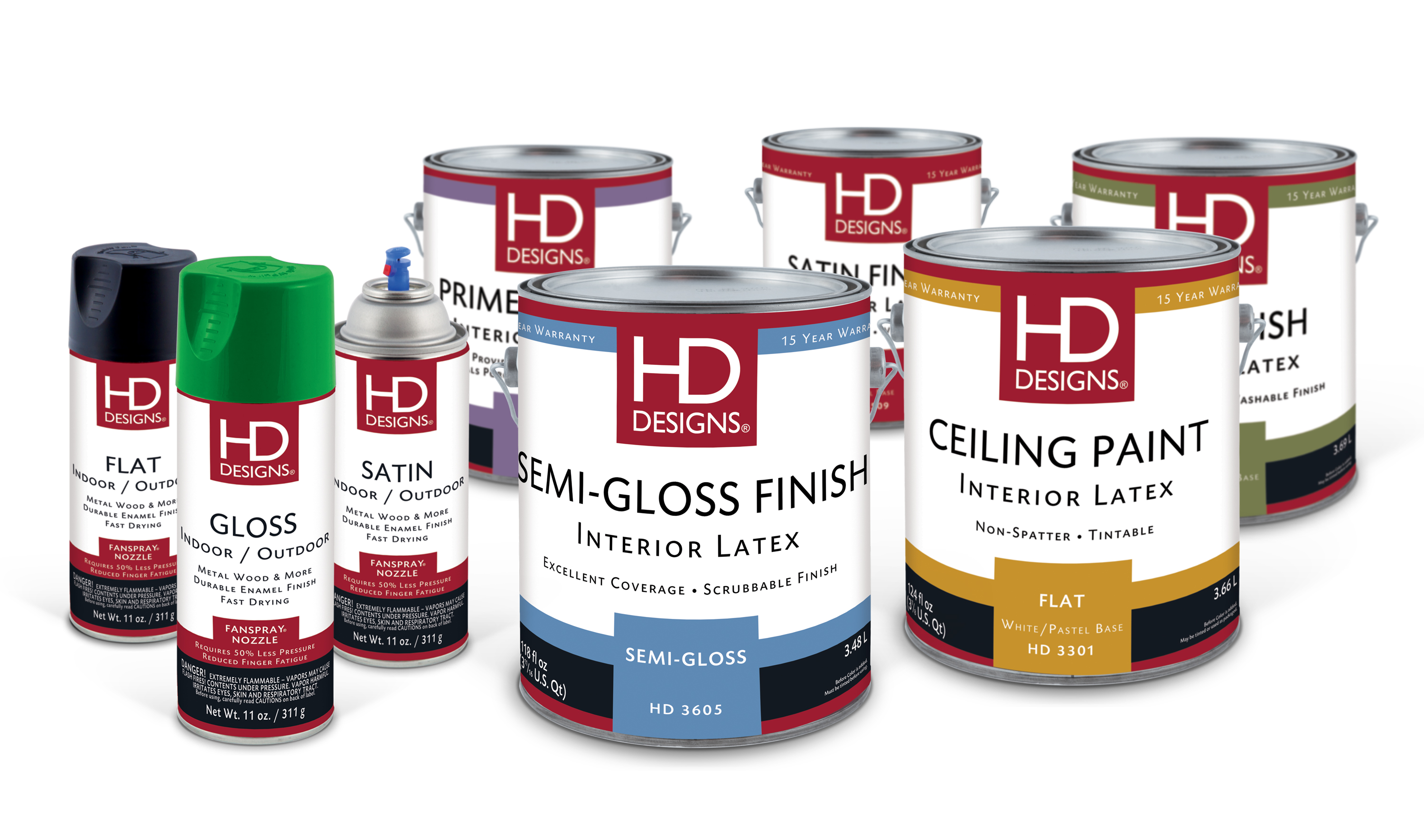 HD Designs Paint Packaging by Matthew Husted at Coroflot.com