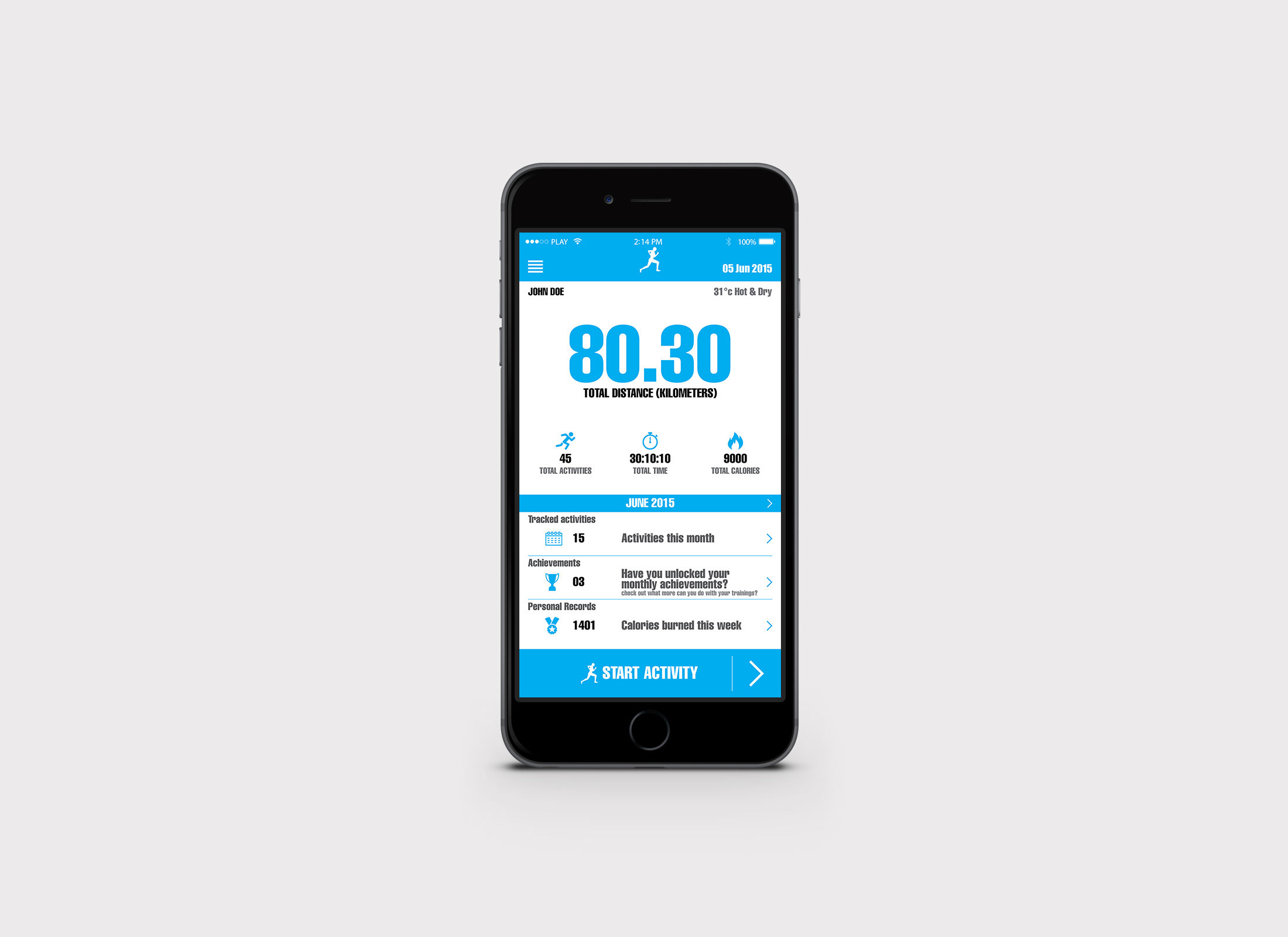 RunFit_ Mobile App Design & Development by Scott Tan at