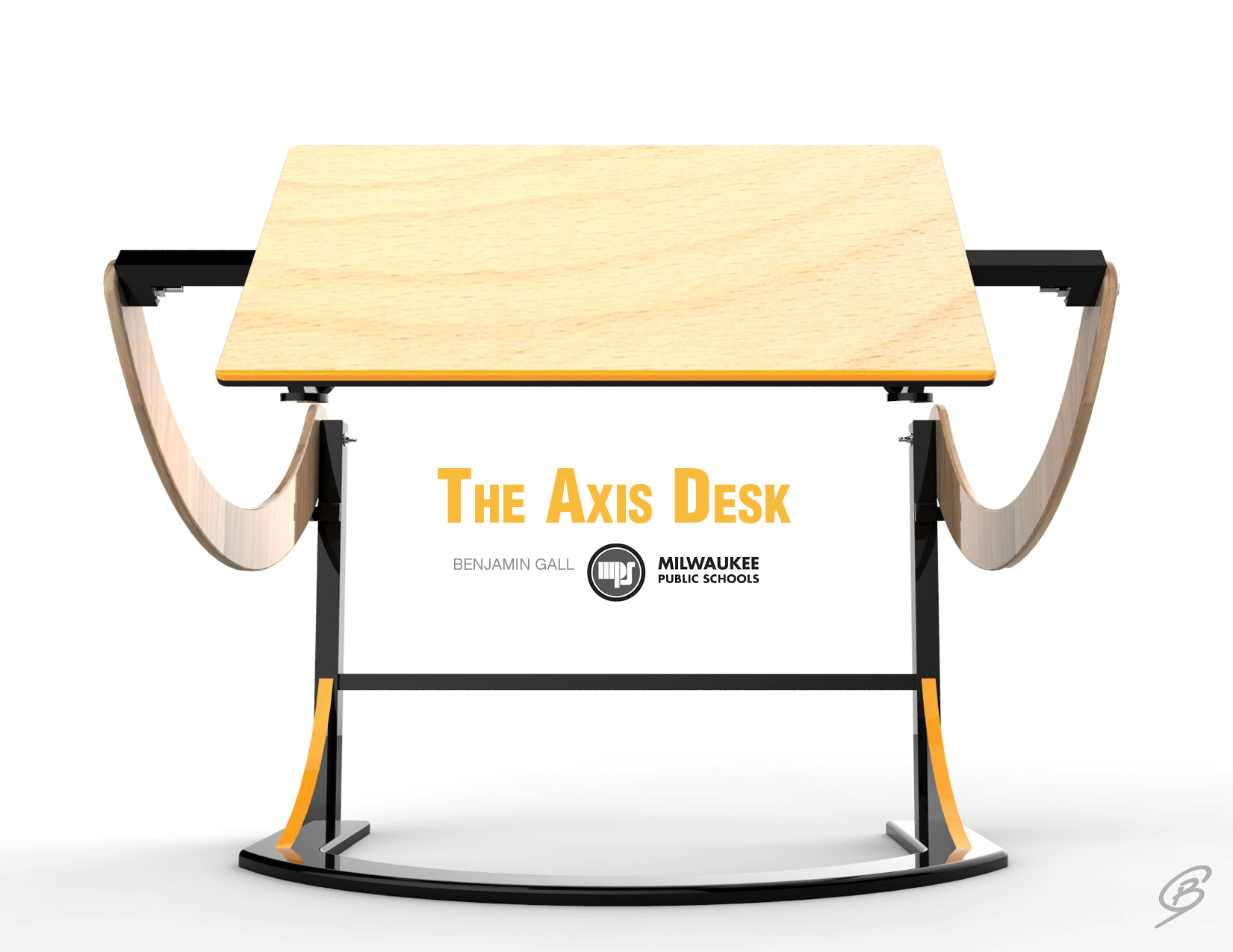 School Desk for the Disabled by BENJAMIN GALL at