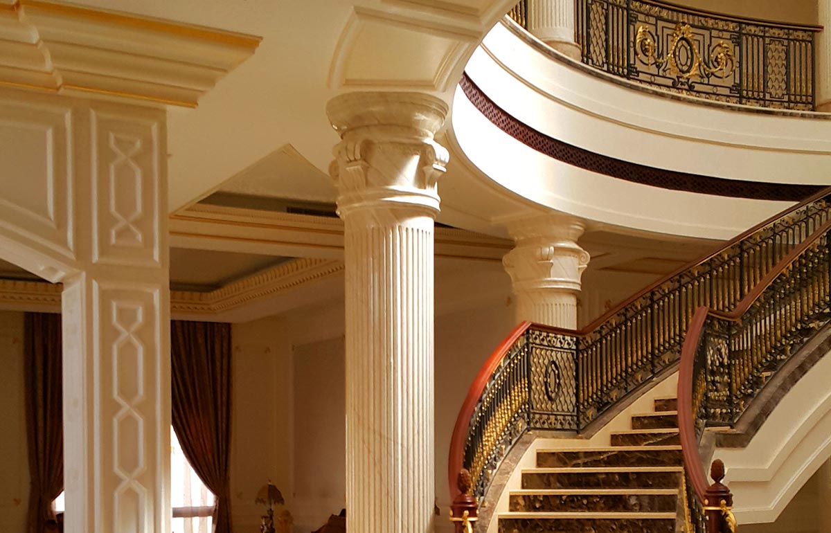 The Grand Entrance by Top Fit Out Dubai Design Company by Kakos