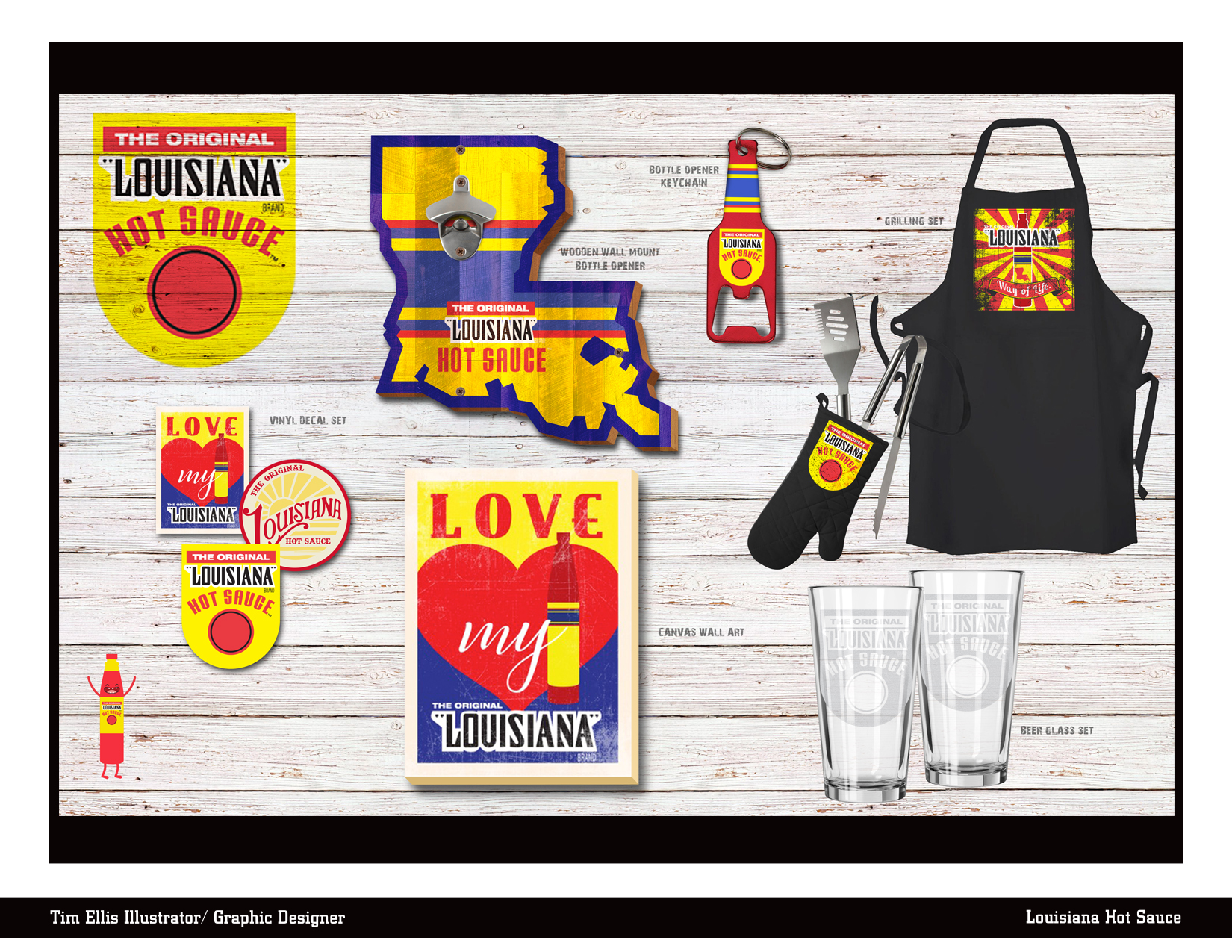 Louisiana Hot Sauce by Tim Ellis at