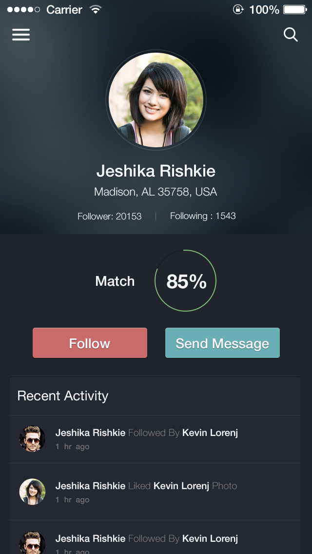 Mobile dating apps international