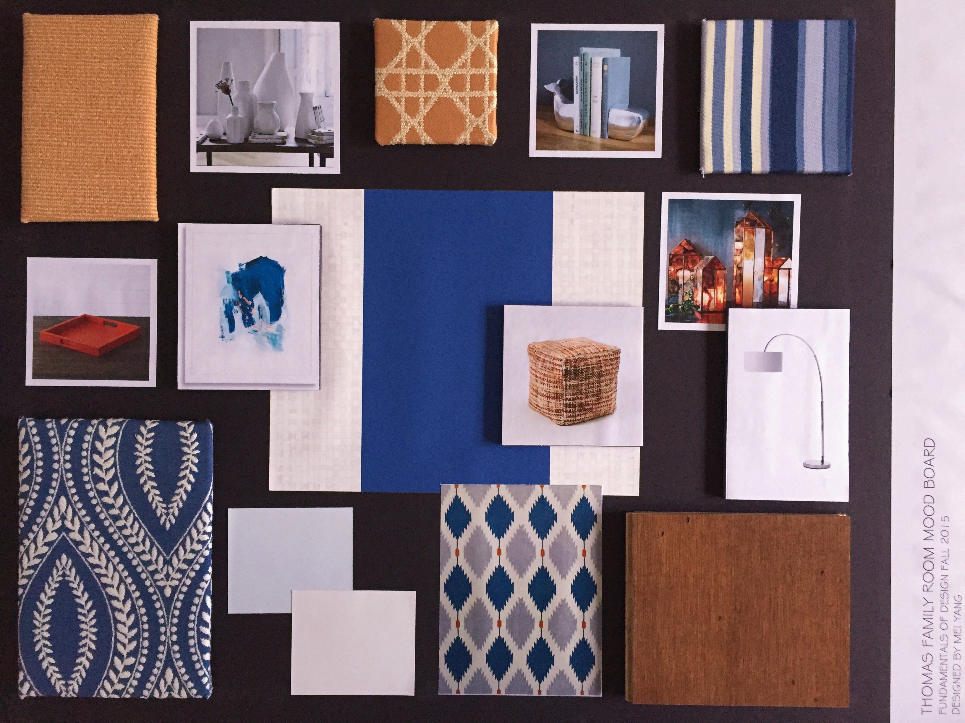 Physical Mood Boards by Mei Yang at