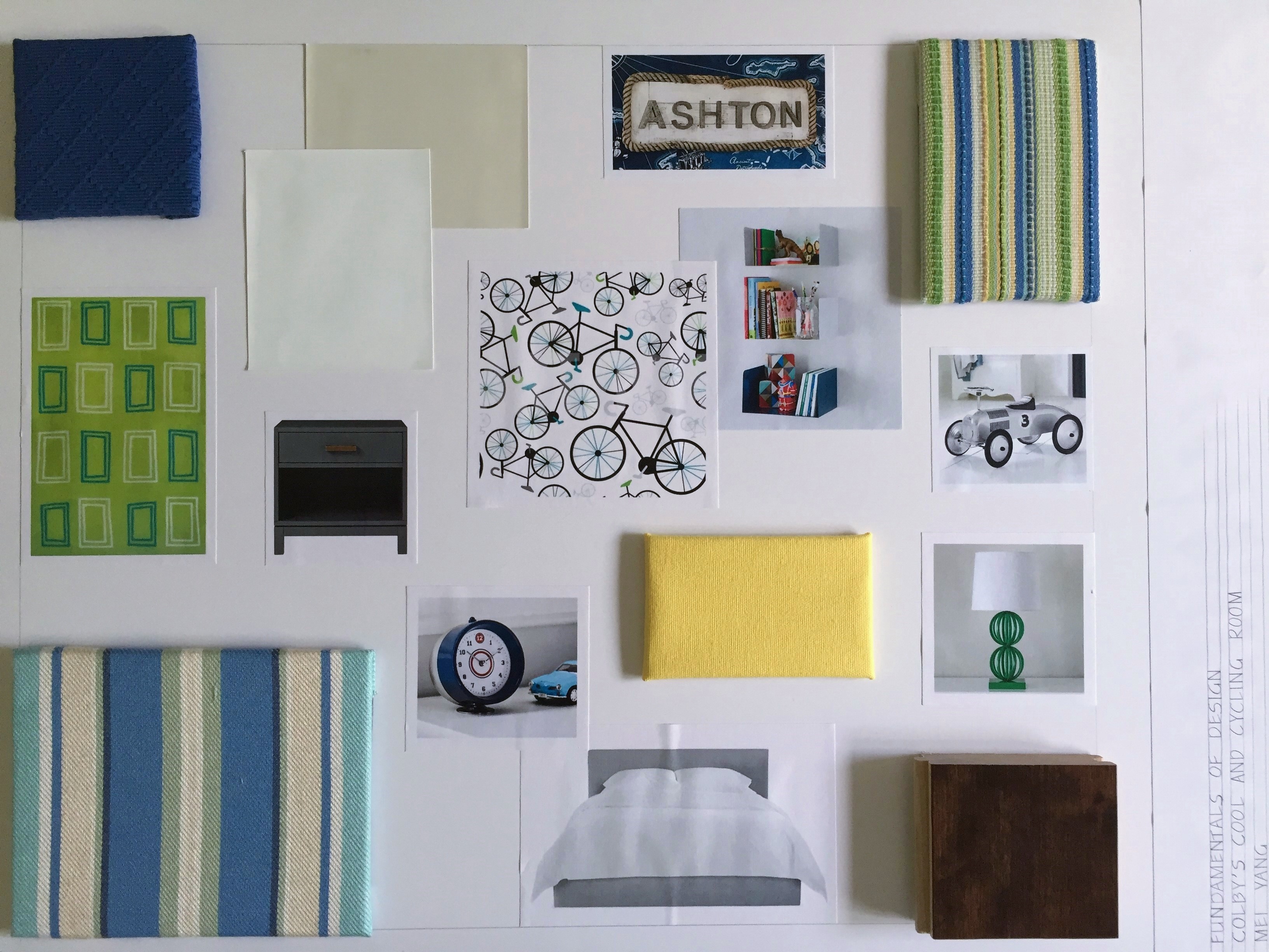 Physical Mood Boards by Mei Yang at