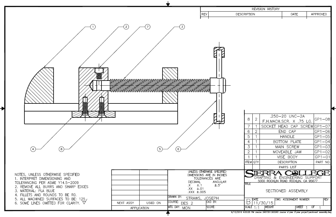 Machinist Vise Project by Joseph Straws at