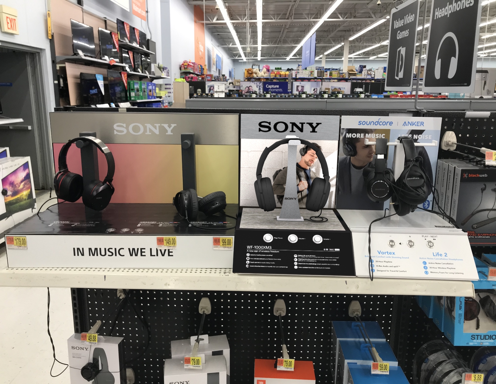 Sony / Walmart Headphone Display by Jacob Donadee at