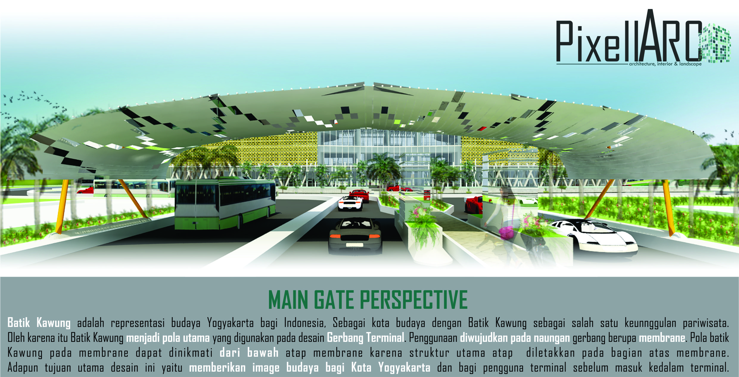 Giwangan Bus Terminal, Yogyakarta by Nova Arisyandi at