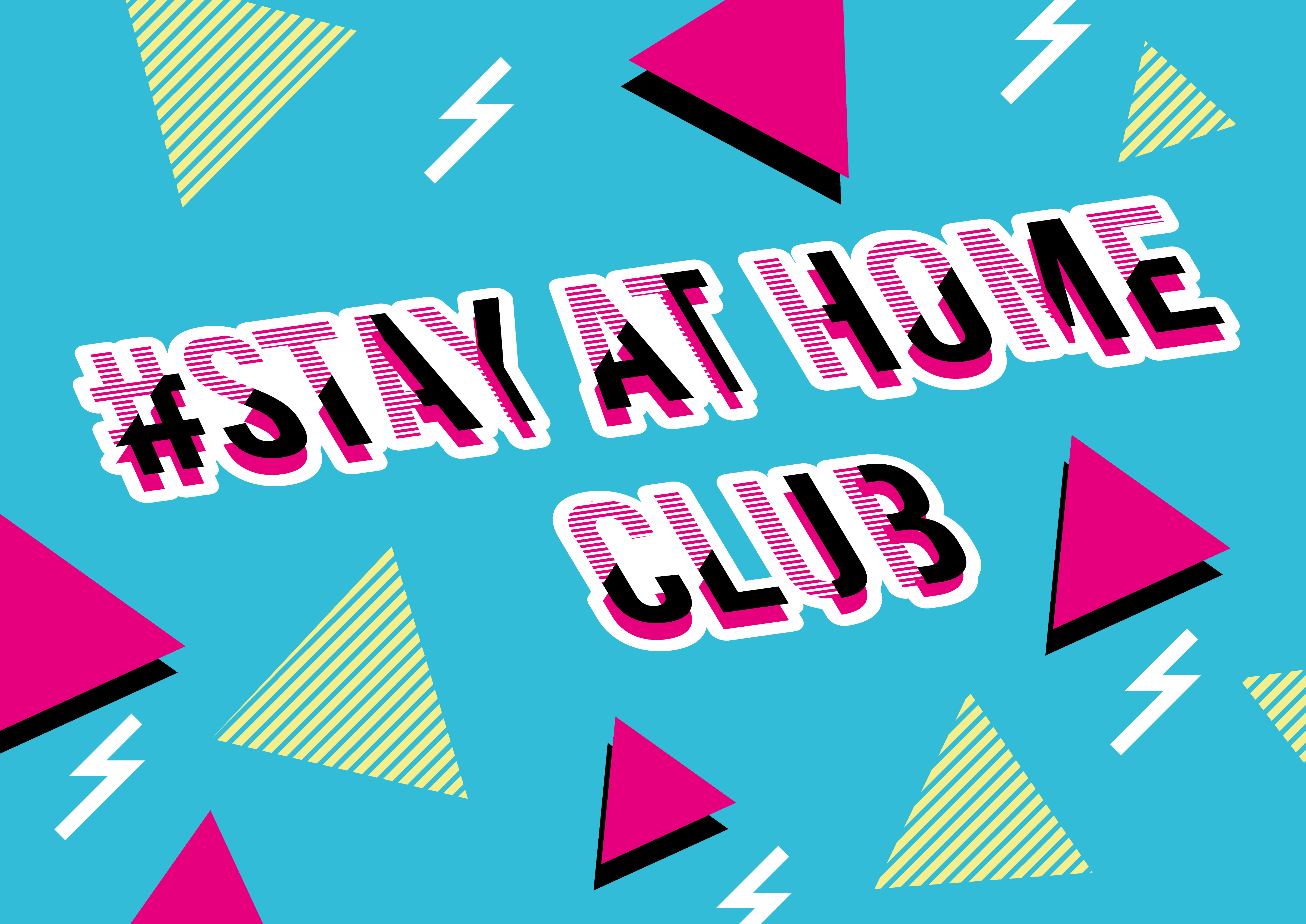 Stay at Home Club [Mask Design] by Alex Mathews at