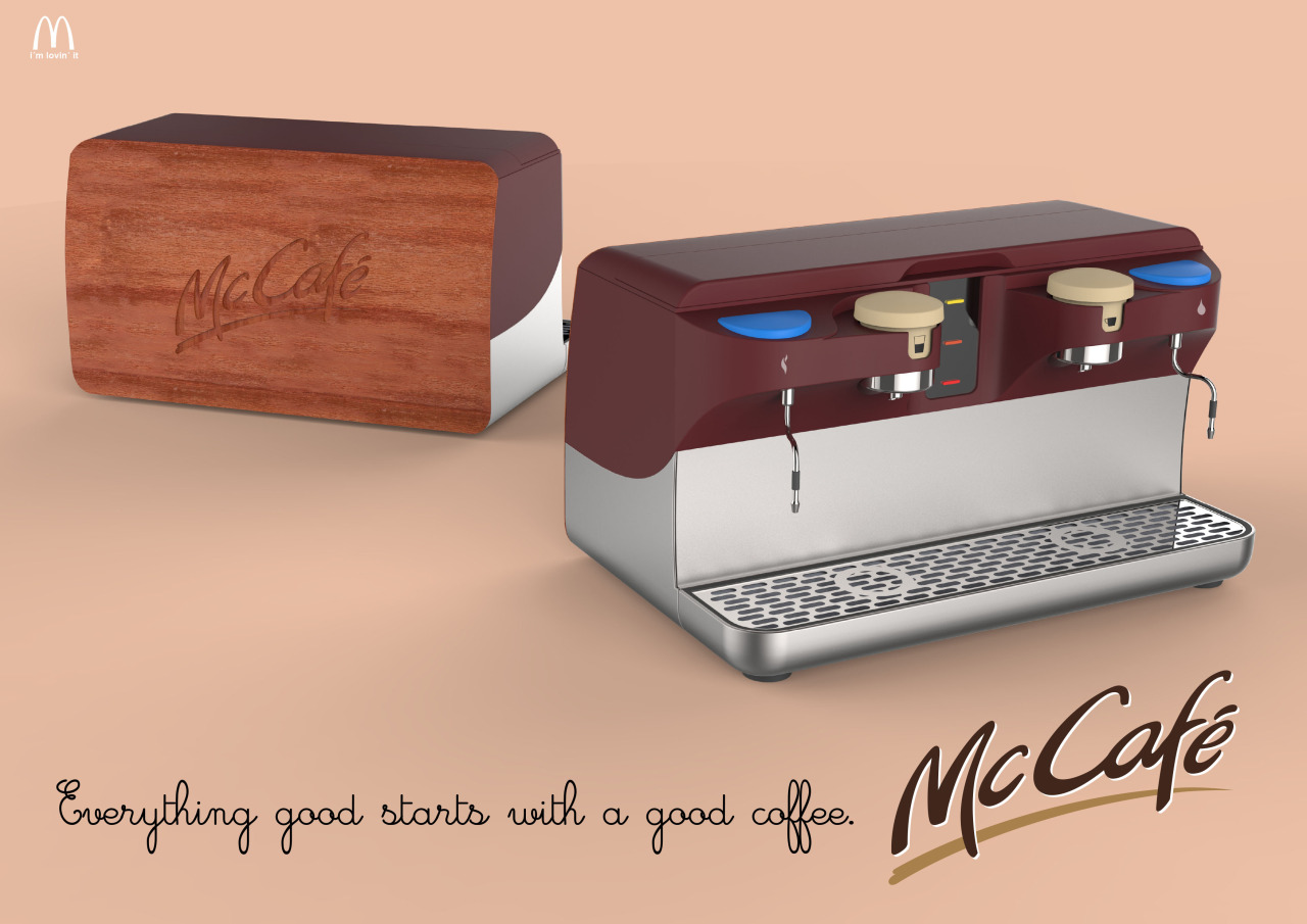Coffee machine for McCafe by Agustin Diaz at