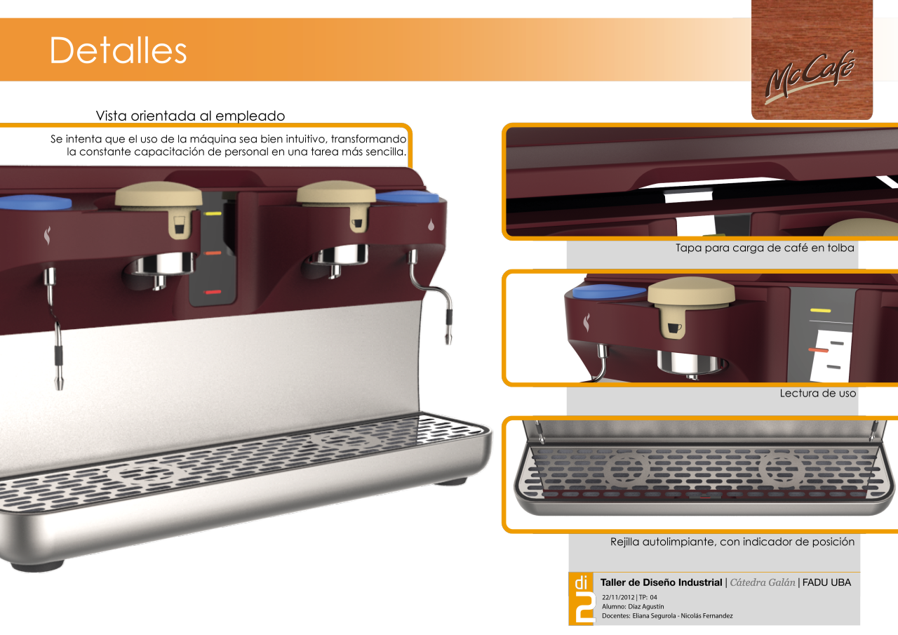 Coffee machine for McCafe by Agustin Diaz at