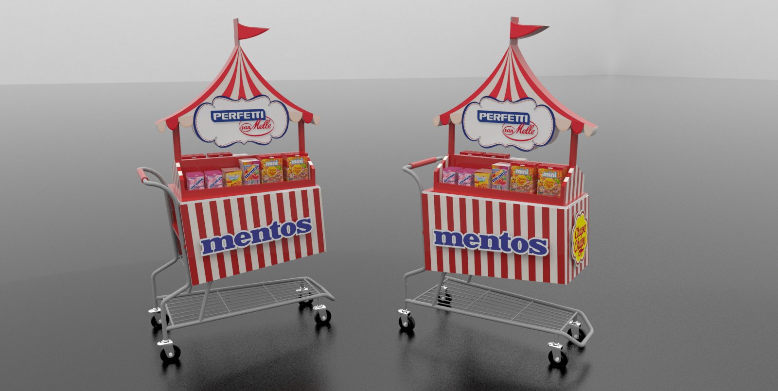 SAMPLING TABLE, SAMPLING BOOTH, MOBILE BOOTH, CART by Bennedictine