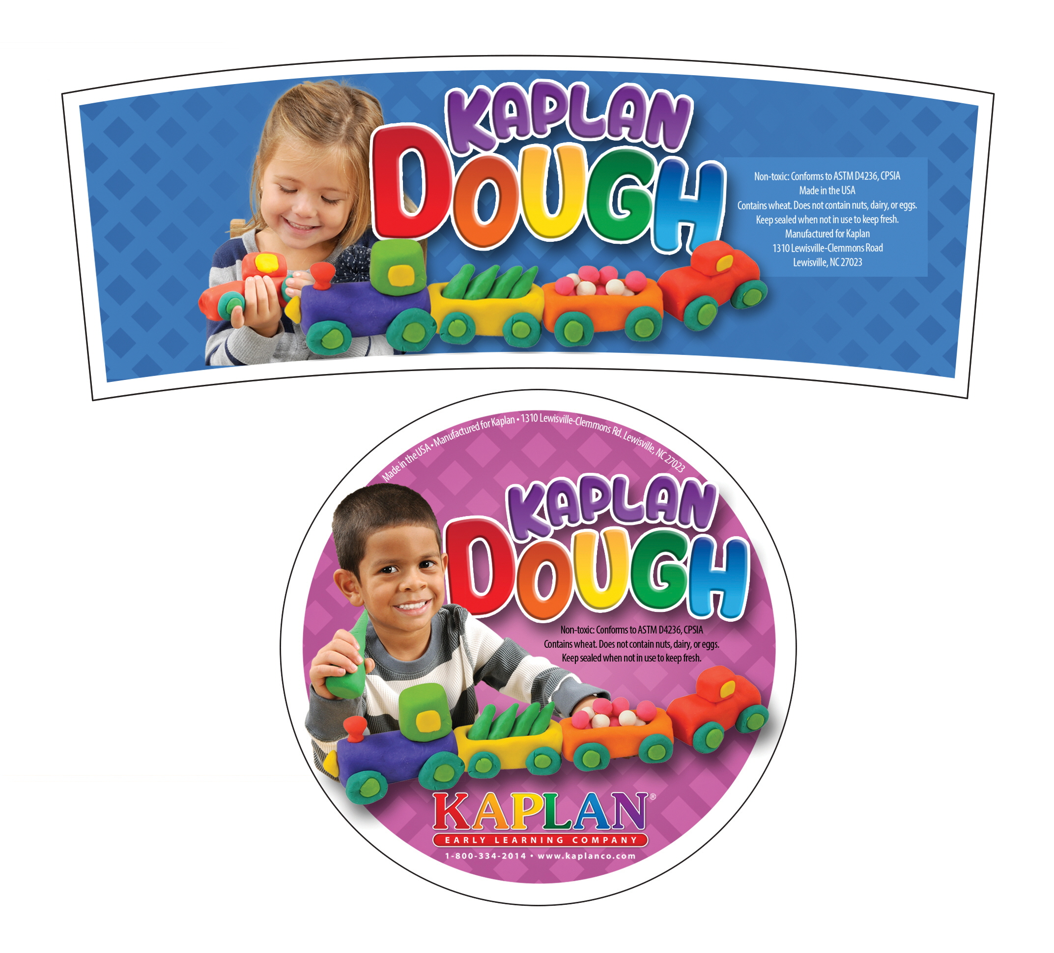 Kaplan Art Dough Labels by Charles Nicholson at