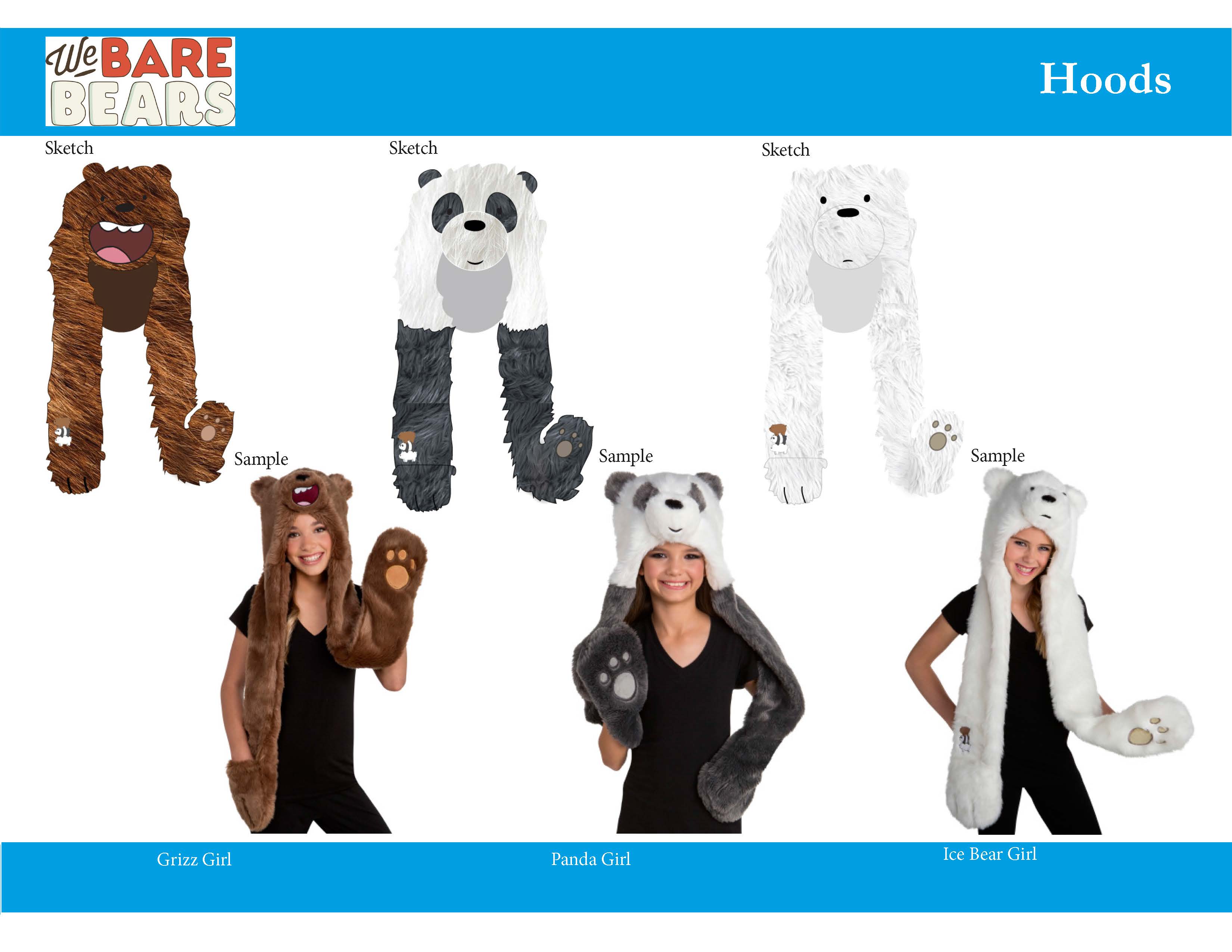 We Bare Bear Costumes by Katy Sena at Coroflot.com
