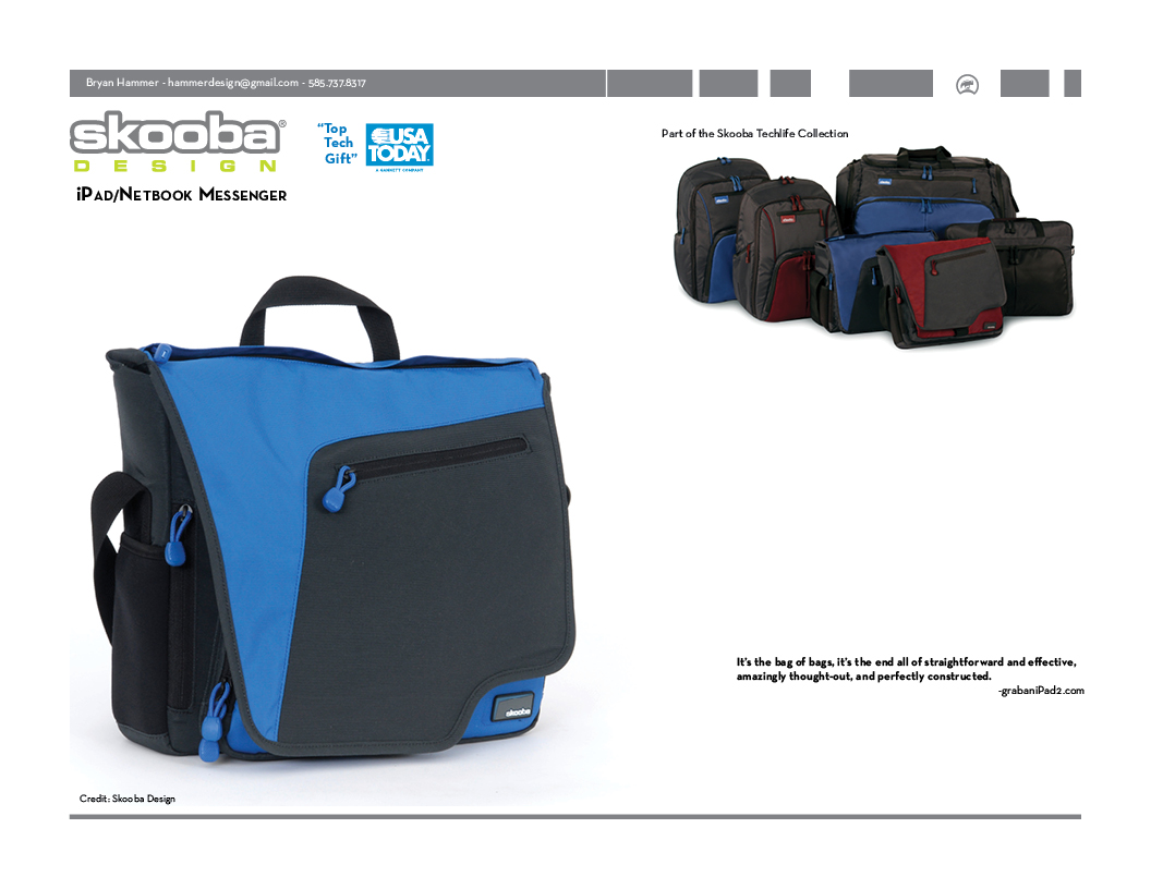 TENBA BOLSA MESSENGER 13 AZUL - Duke Fotografía