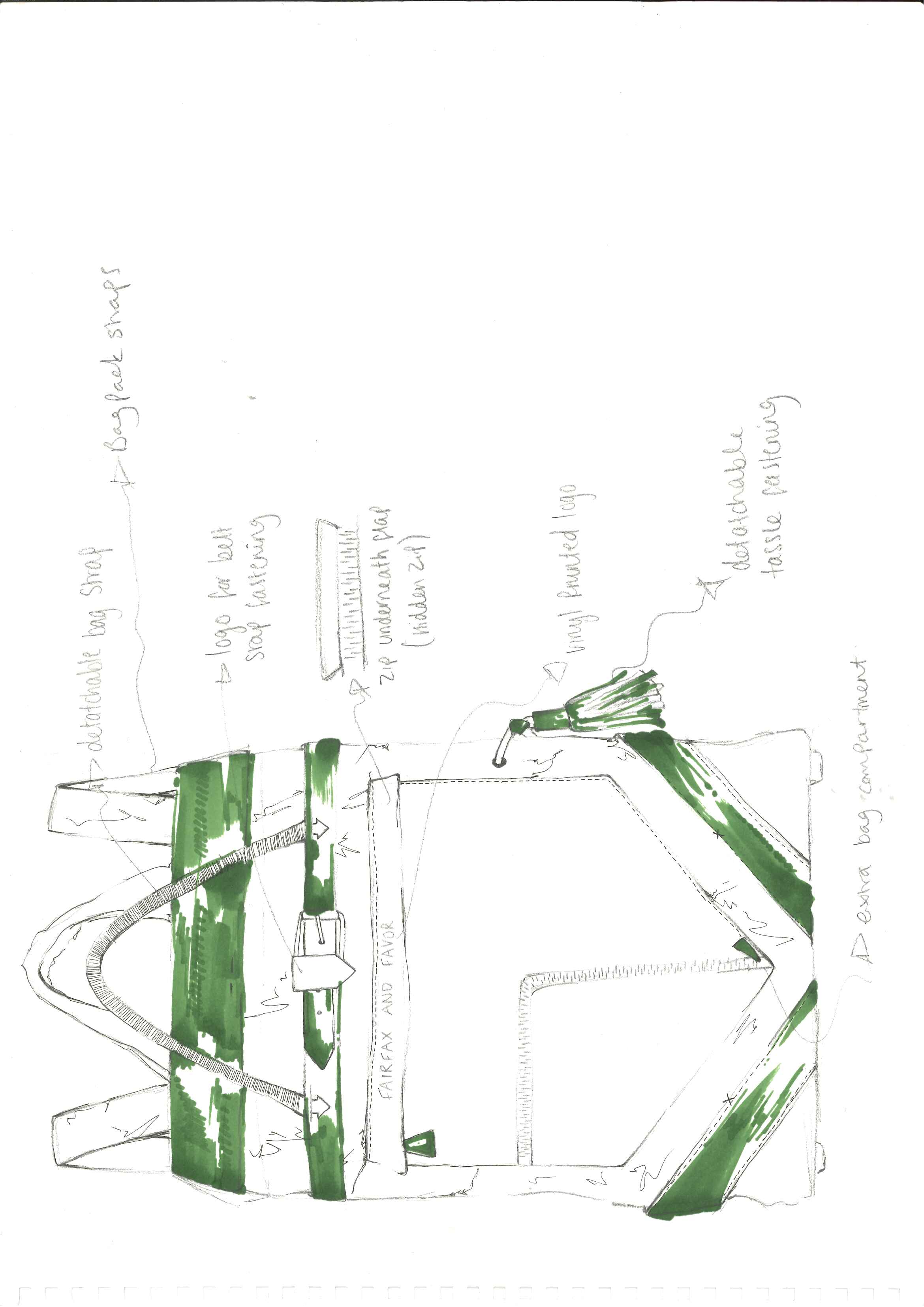 Fairfax and Favor Bag Design by nicole mchugh at