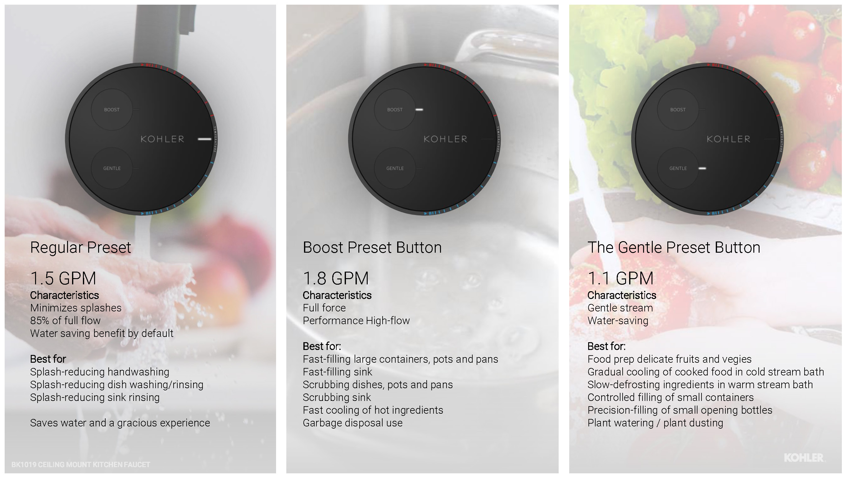 Purist Suspend Ceiling Mount Kitchen Faucet by Drew Johnson at