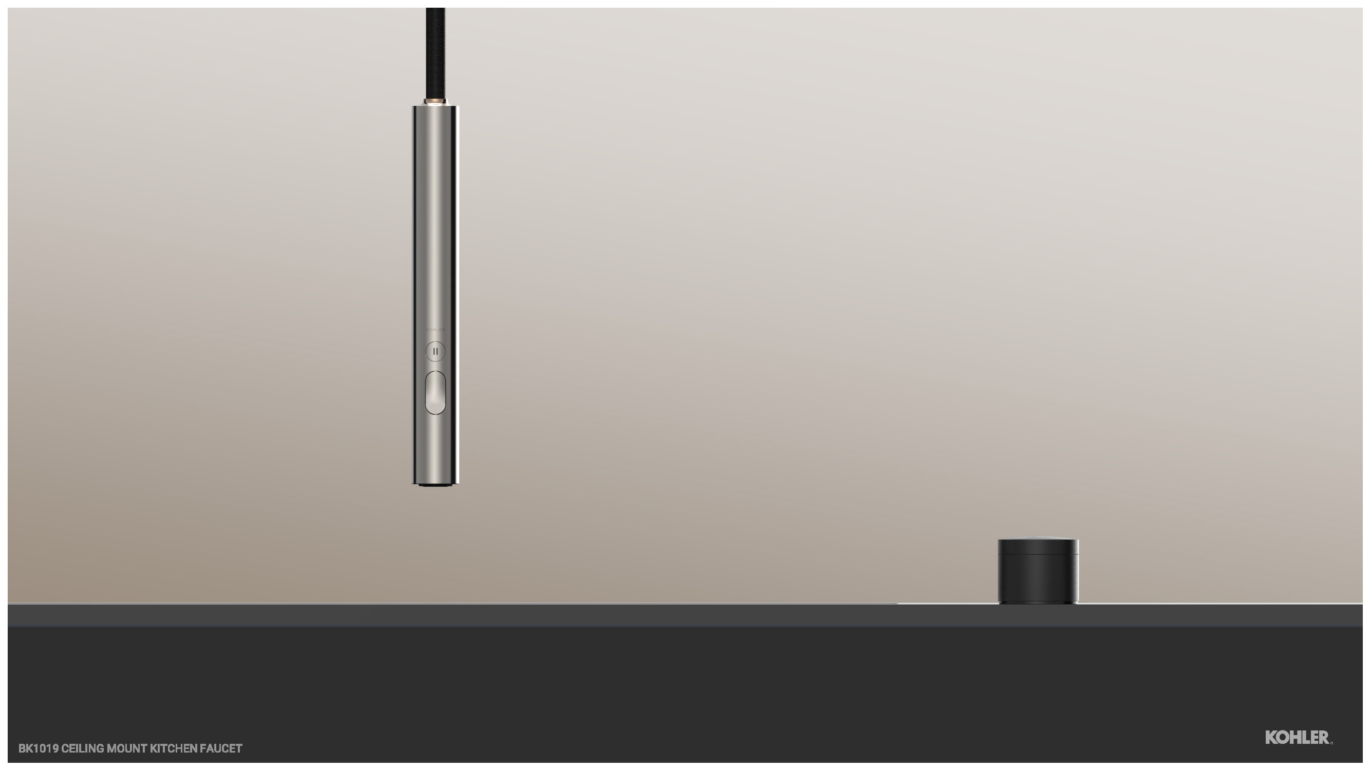 Purist Suspend Ceiling Mount Kitchen Faucet by Drew Johnson at