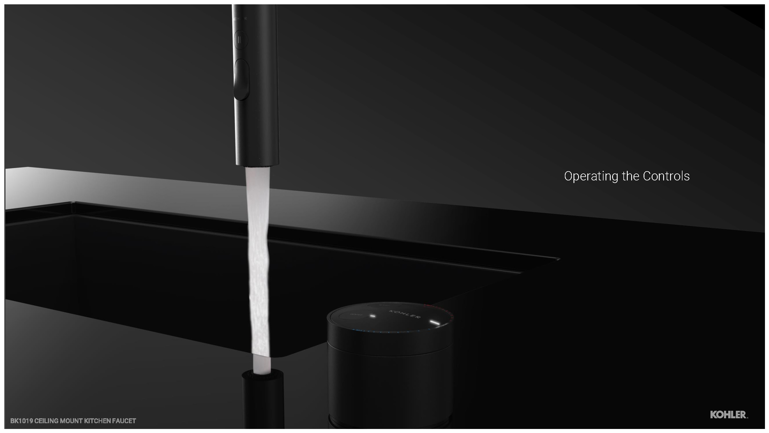 Purist Suspend Ceiling Mount Kitchen Faucet by Drew Johnson at