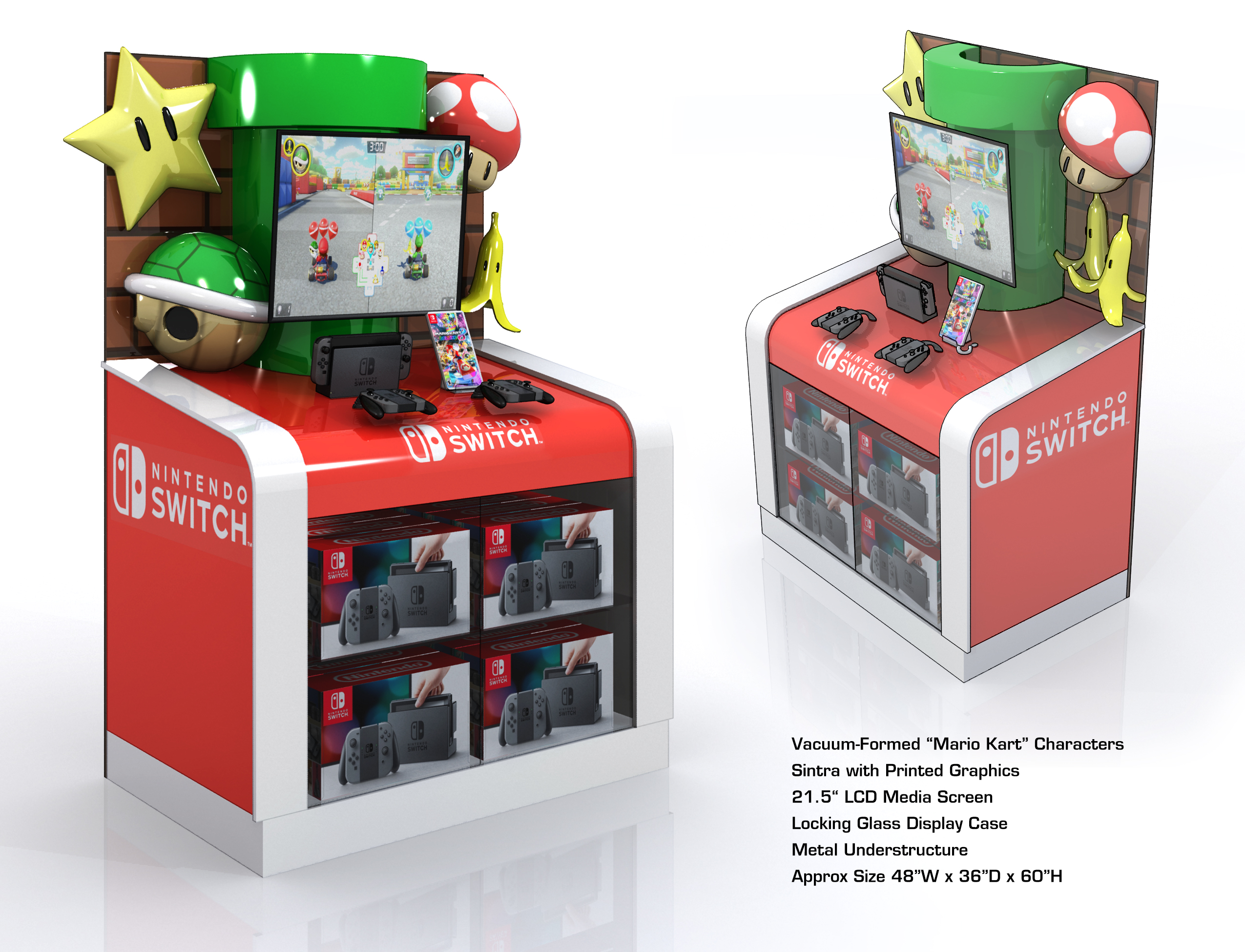 Nintendo Switch Inline Display by Daniel Kosturik at