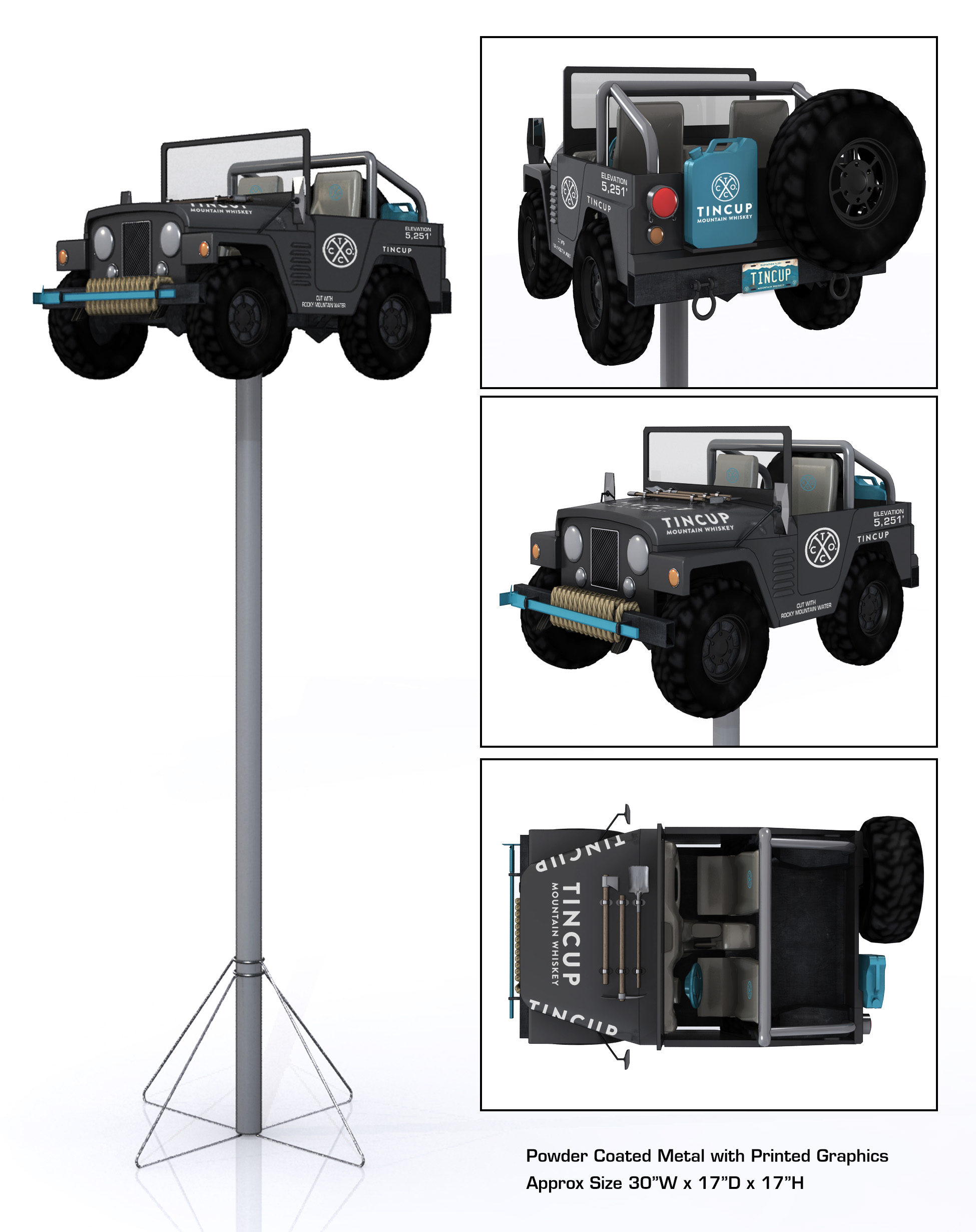 TINCUP Mountain Adventure Display by Daniel Kosturik at