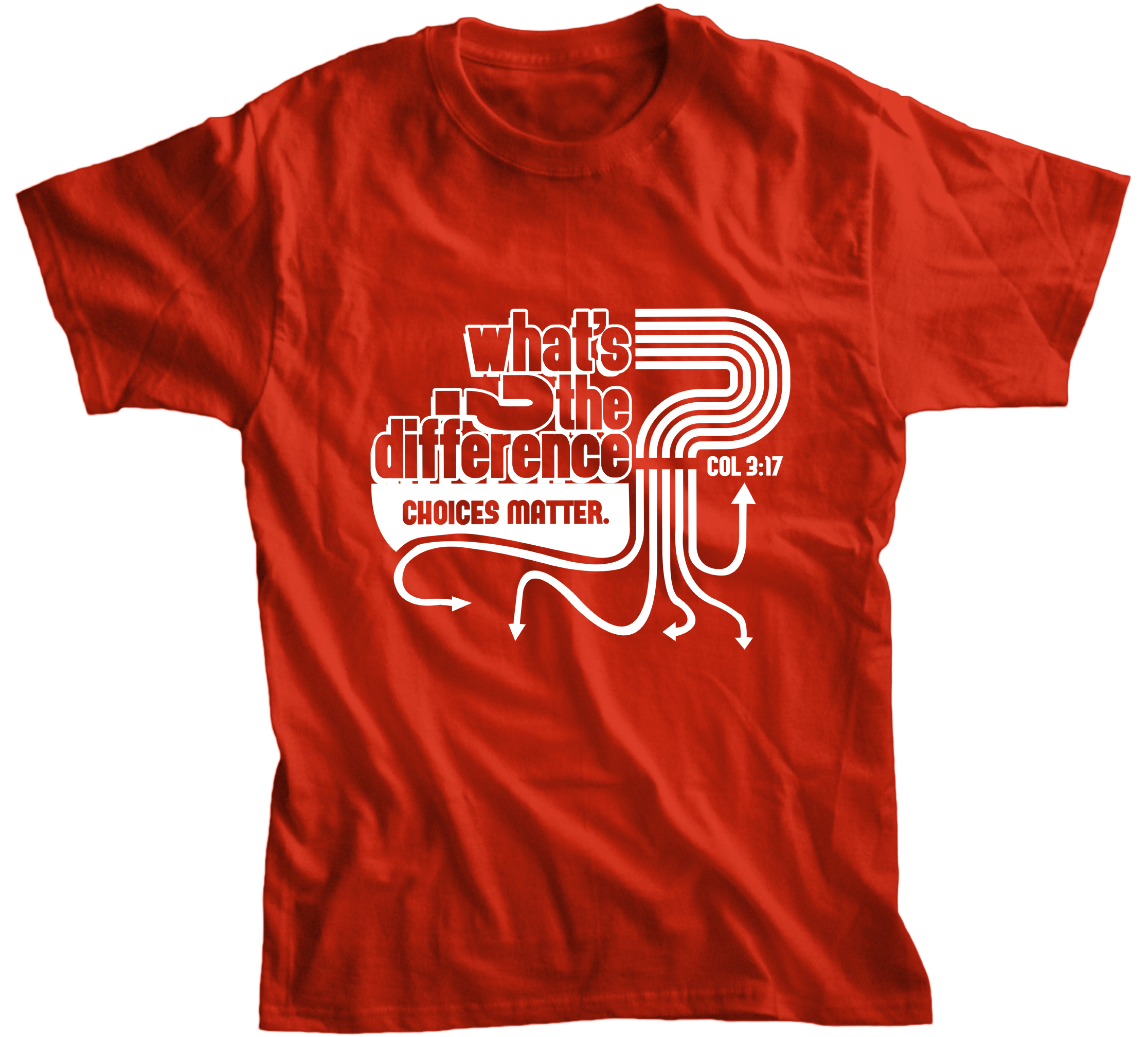 "What's the Difference?" Tshirt by Daniel Stidham at