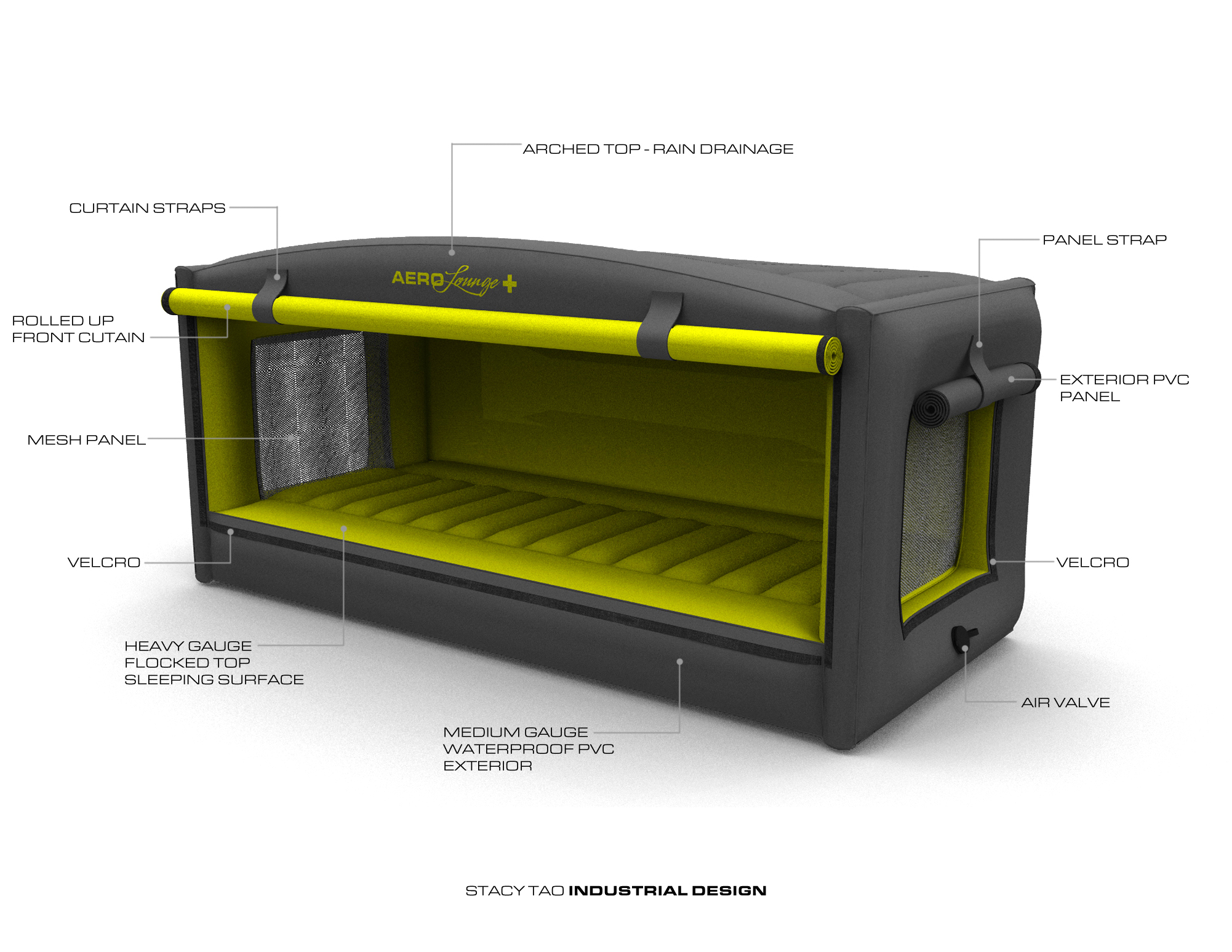 Inflatable Bed by Stacy Tao at